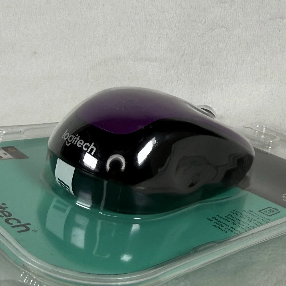 Logitech M325 Precision Wireless Mouse Purple New In Package Battery USB